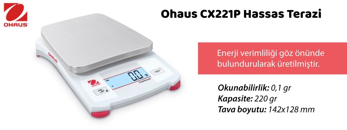 ohaus-cx221p-hassas-terazi-ozellikleri