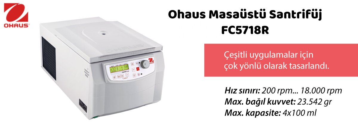 ohaus-masaustu-santrifuj-fc5718r-ozellik