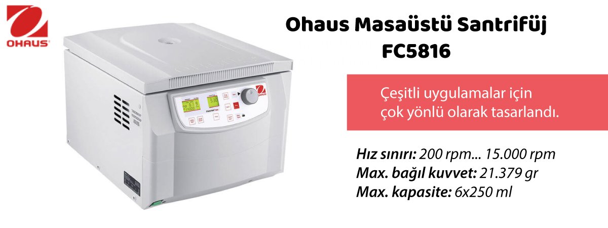 ohaus-masaustu-santrifuj-fc5816-ozellik