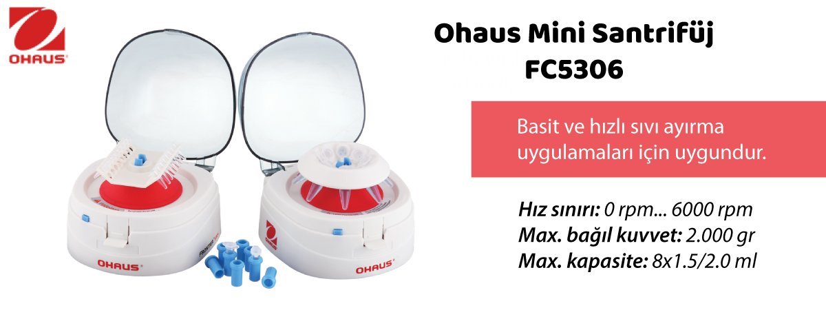 ohaus-mini-santrifuj-fc5306-ozellikleri