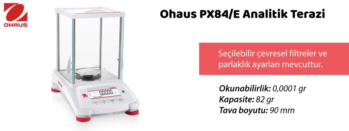 ohaus-pioneer-px84-e-analitik-terazi-ozellikleri