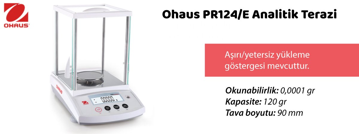 ohaus-pr124-e-analitik-terazi-ozellikleri