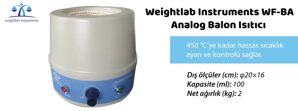 weightlab-instruments-analog-balon-isitici-100-ml-ozellikler