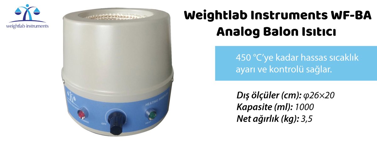 weightlab-instruments-analog-balon-isitici-1000-ml-ozellikleri