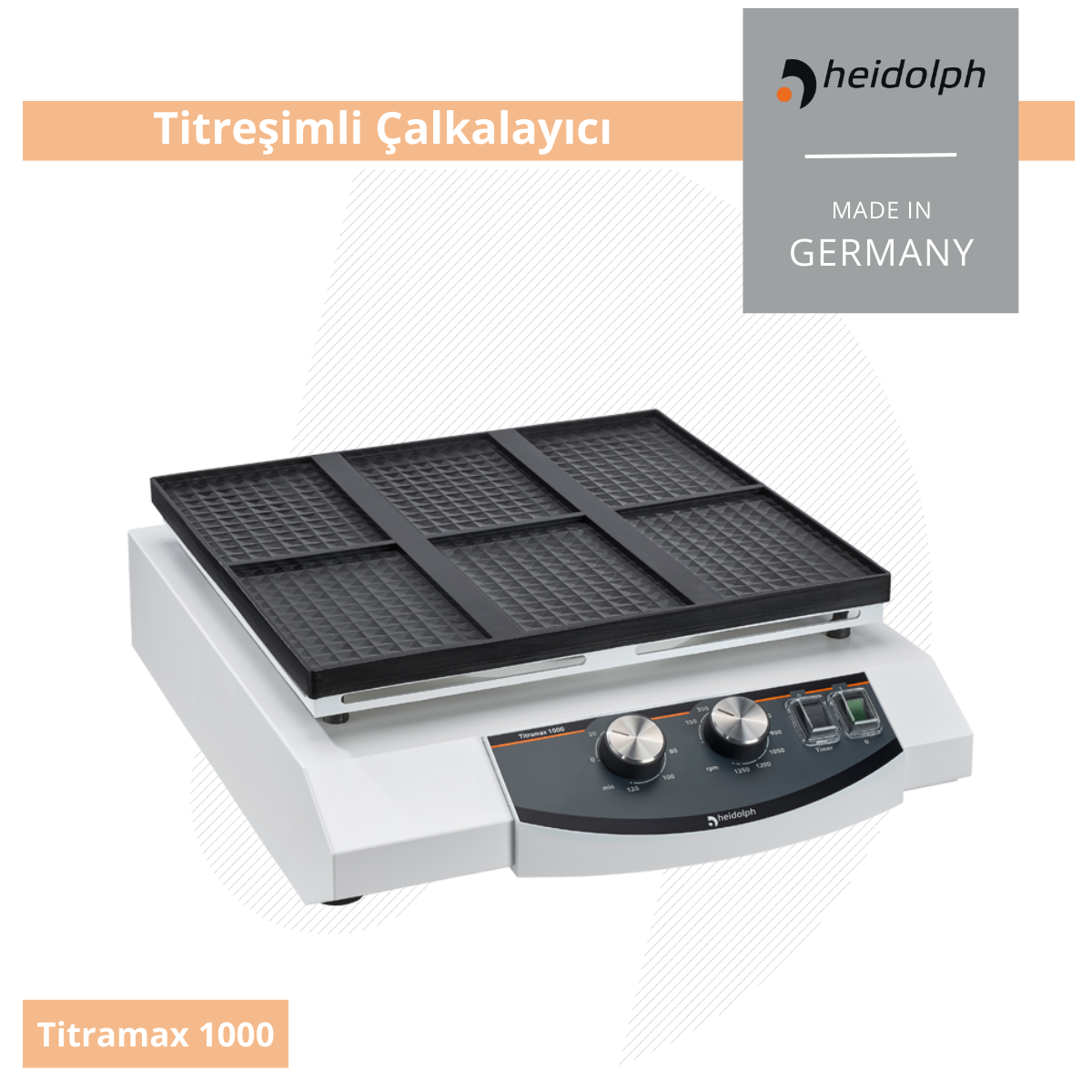 HEIDOLPH Titramax 1000 - Yüksek Performanslı Çalkalayıcı