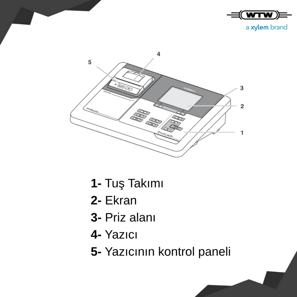 WTW inoLab pH/ION 7320P  ±0.005 Doğruluk & ± 0.3 mV / ± 1 mV