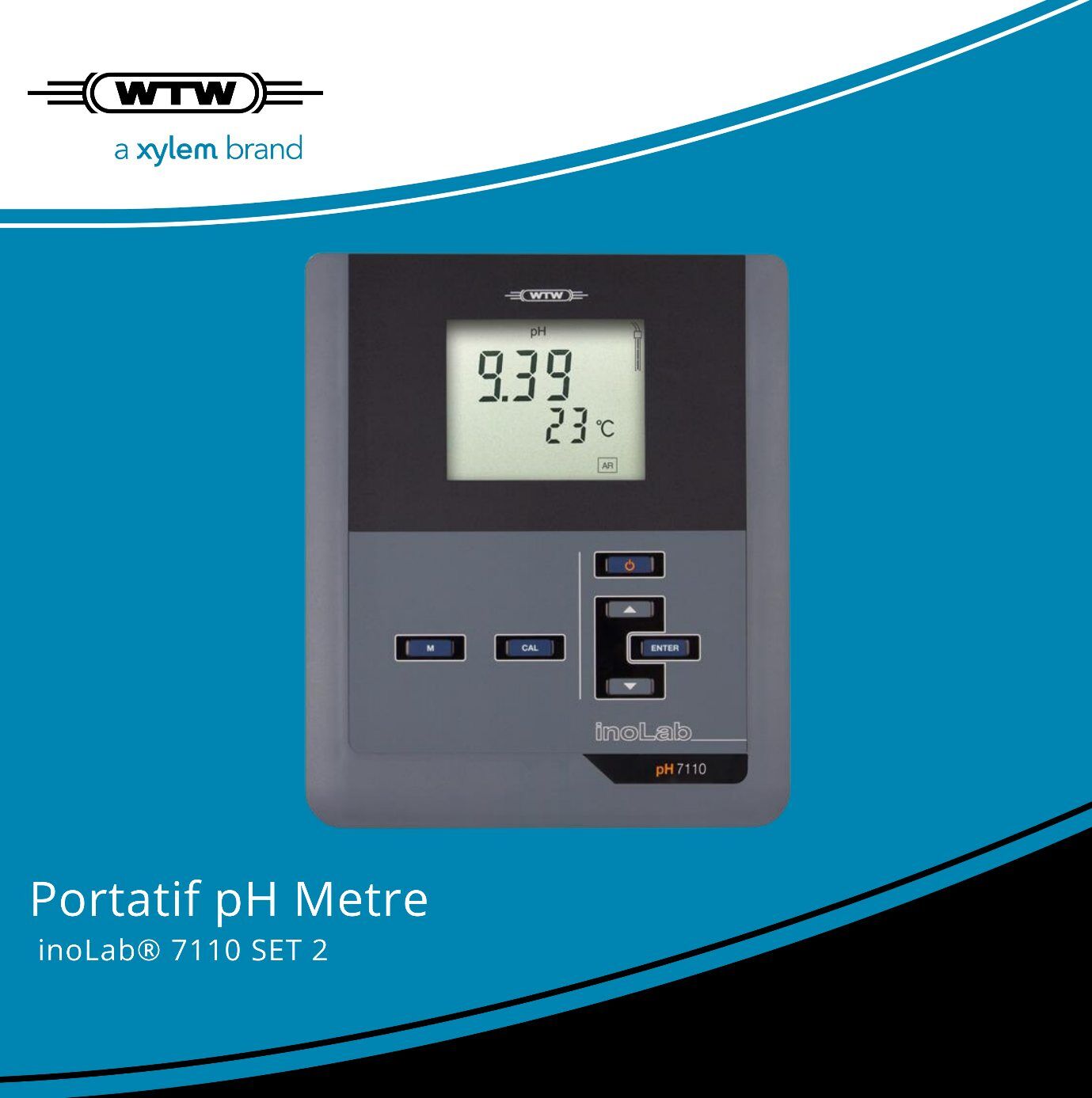 WTW inoLab pH 7110 SET 2 Masa Tipi Set -2.000 ... +20.000 pH