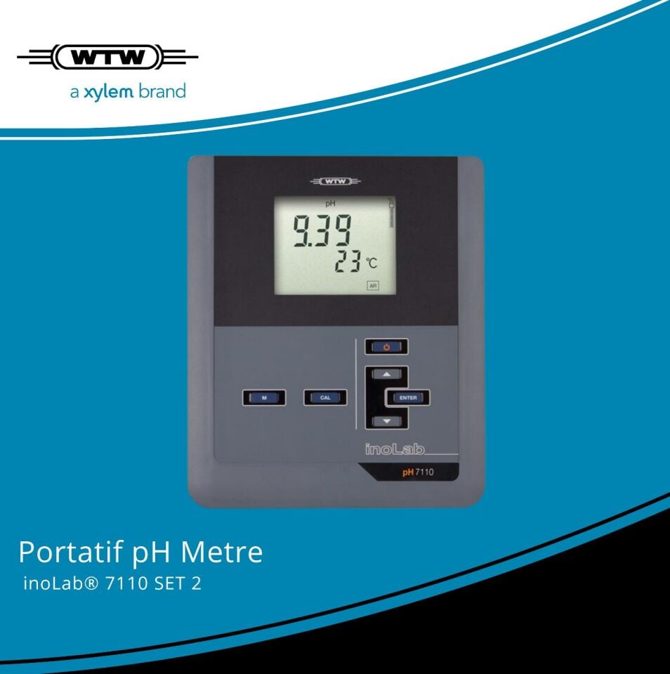 WTW inoLab pH 7110 SET 2 Masa Tipi Set -2.000 ... +20.000 pH