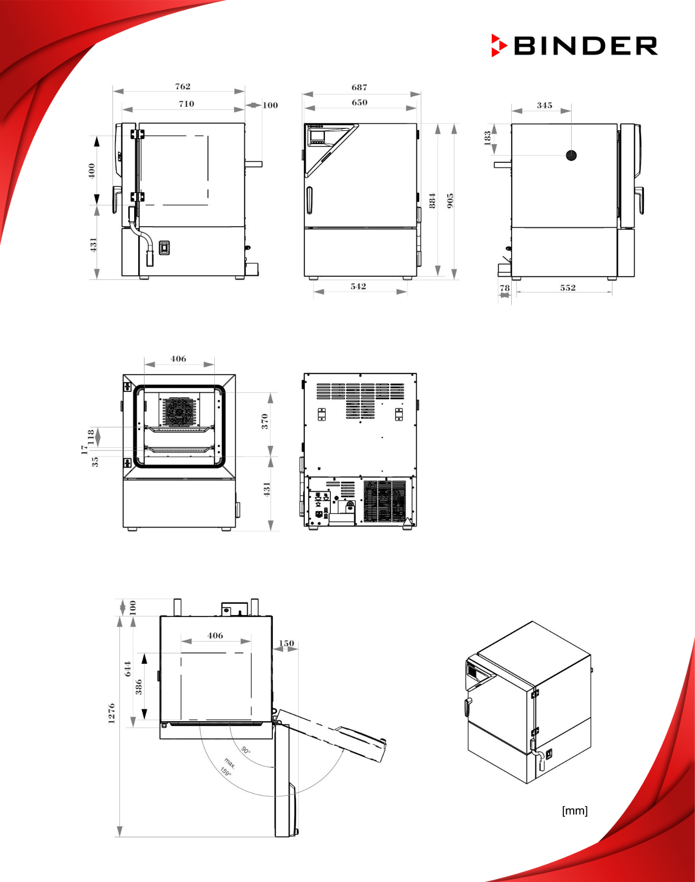 binder kb 65 boyutları