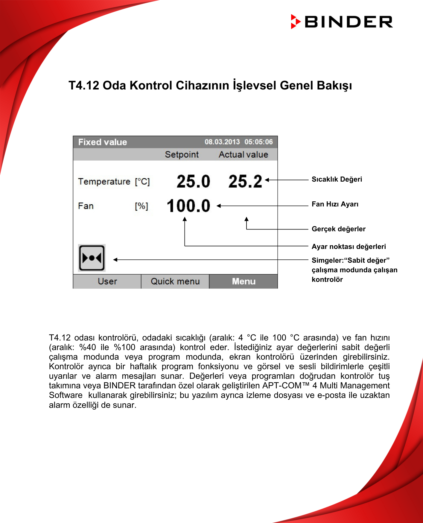binder kt özelllikleri