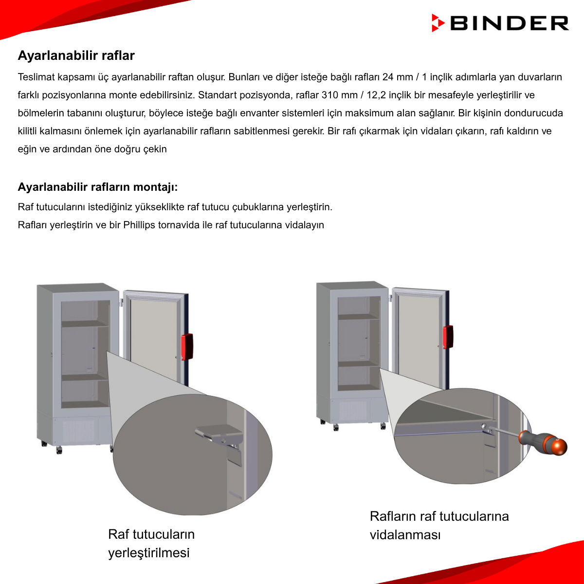 binder uf v serisi