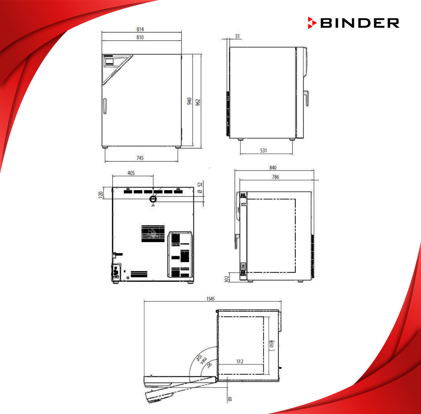 binder fp 260 boyutu