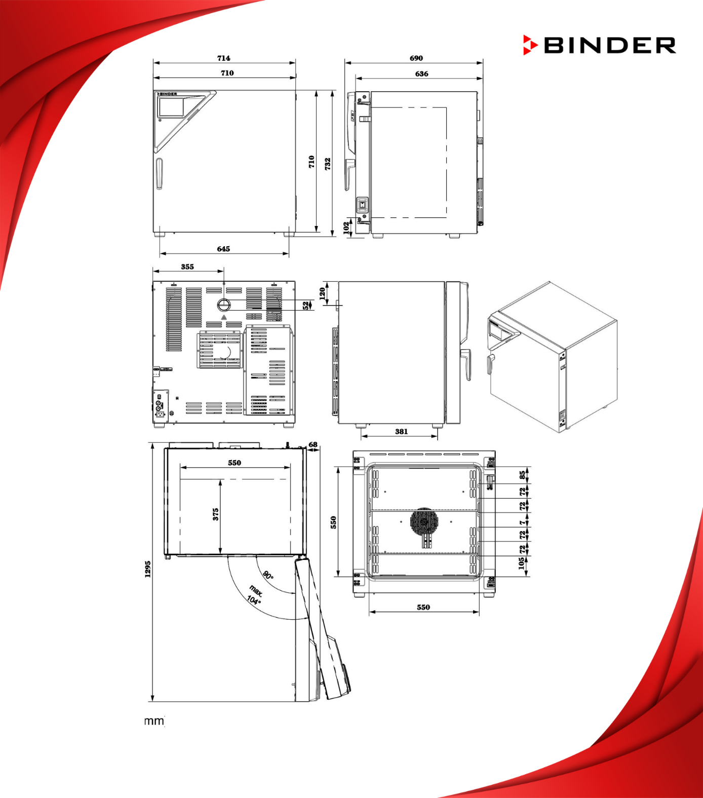 binder m 115 boyutu