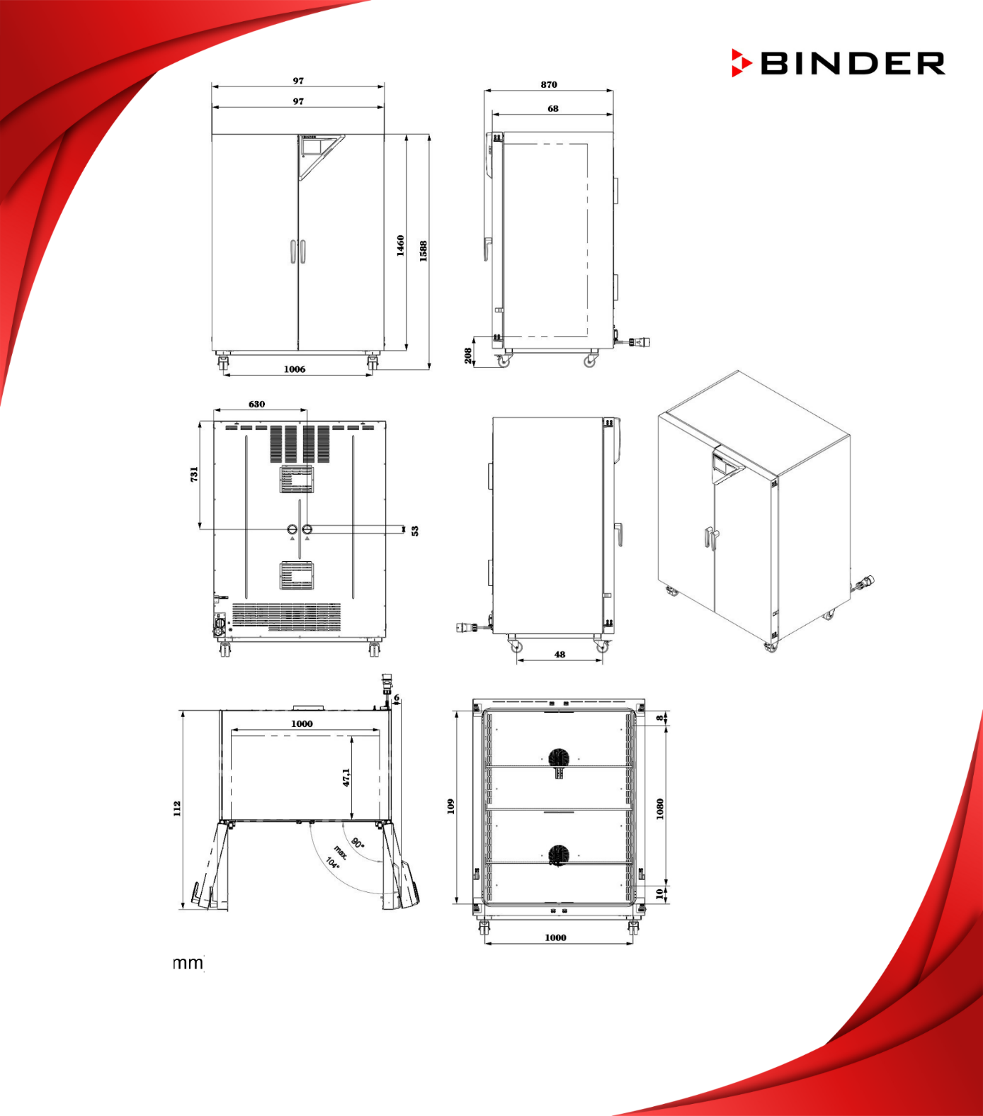 binder m 720 boyutu
