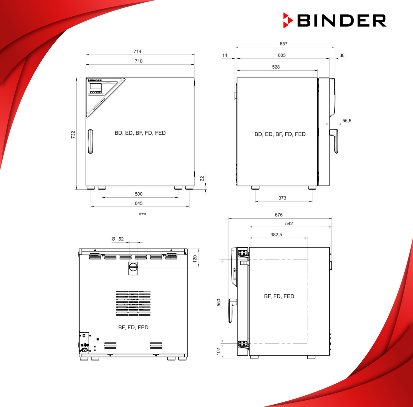binder fd 115 boyutu