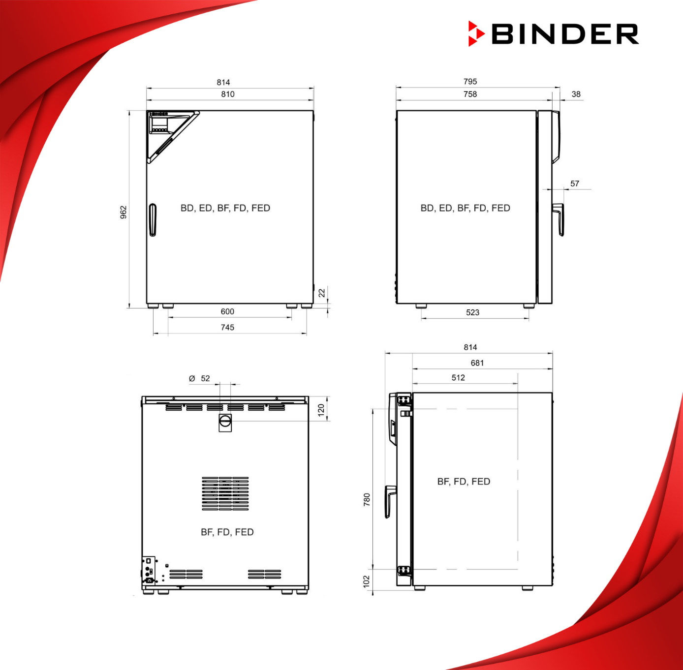 binder fd 260 boyutu
