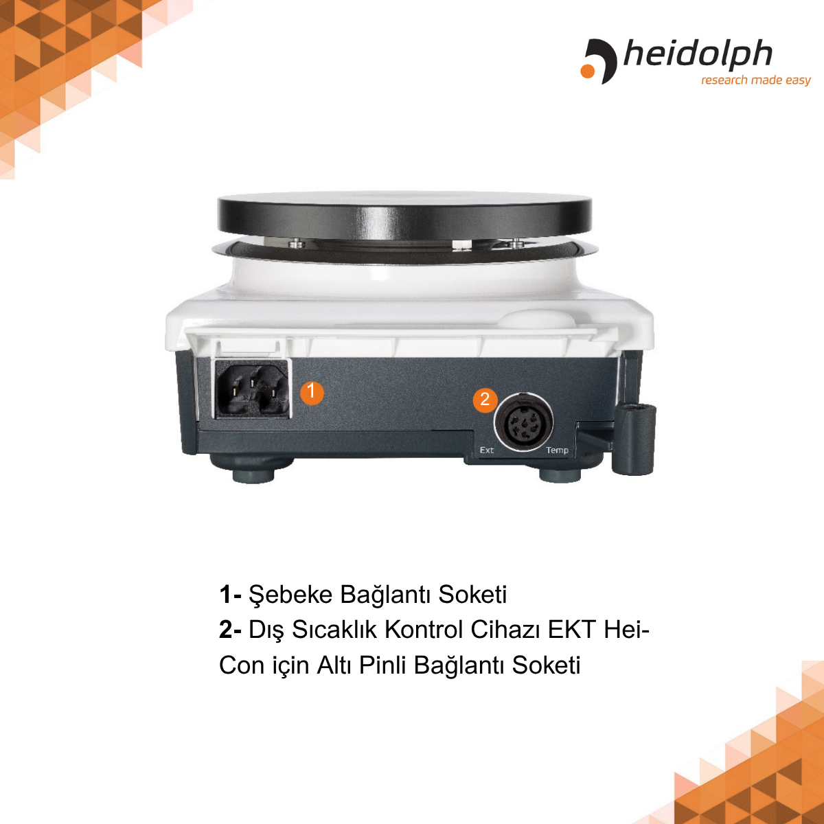 heidolph hei-plate mix n heat core+ özellikleri