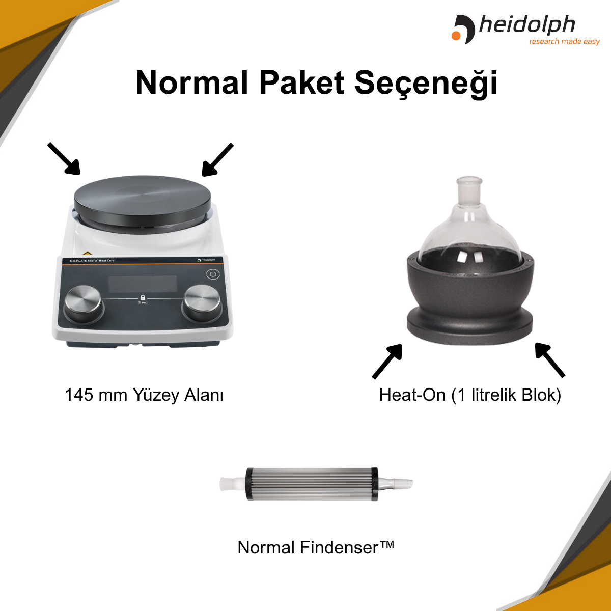 heidolph hei-plate reflux package core + özellikleri