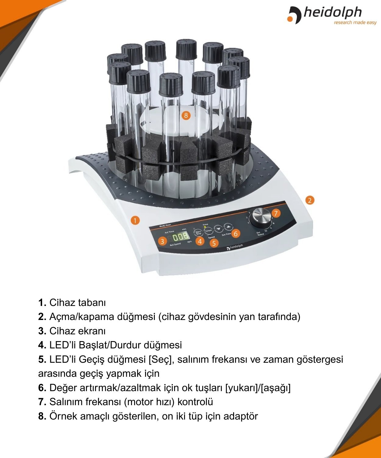 heidolph multi reax fiyatları