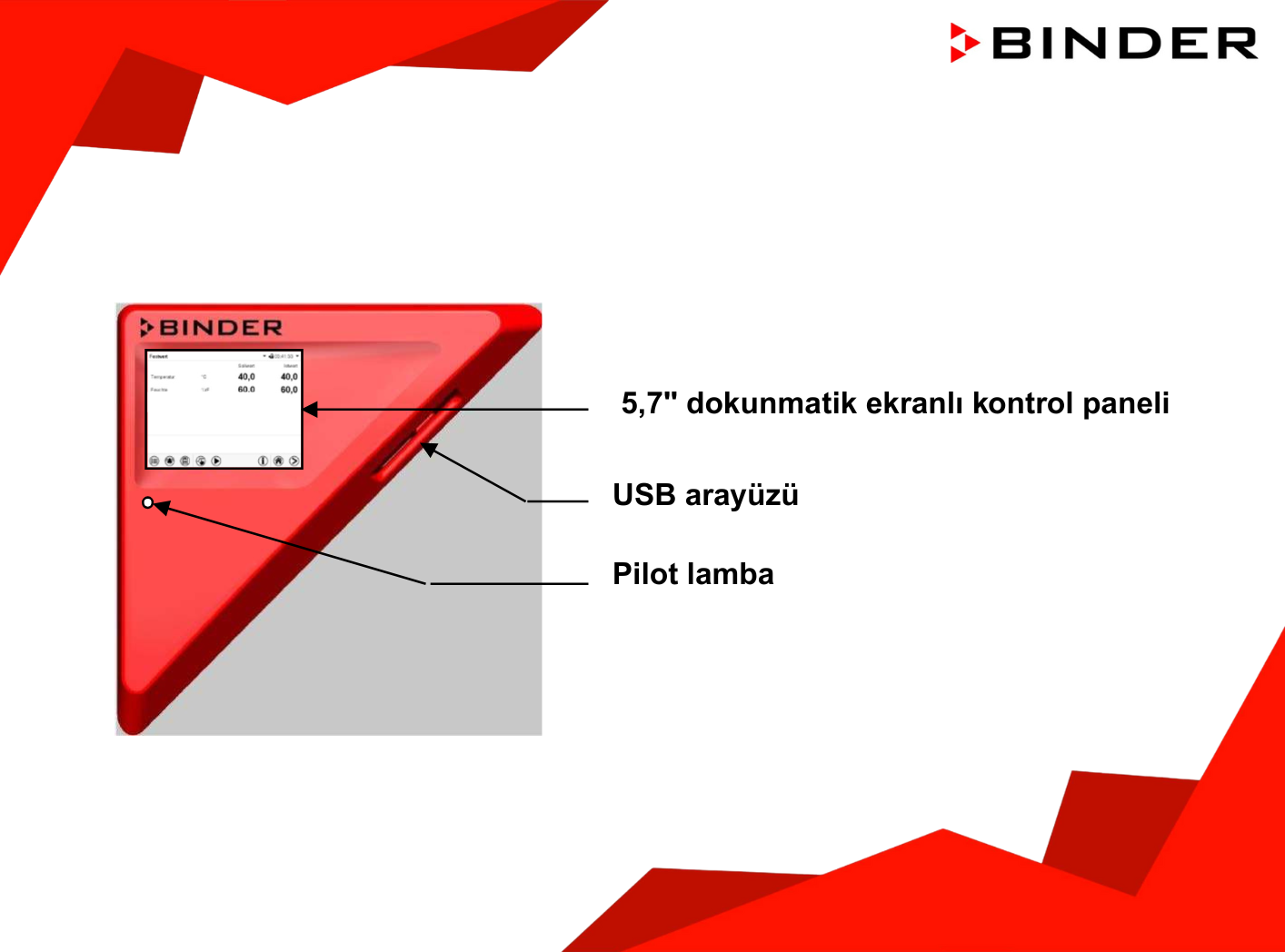 binder kb pro ışıklı çeşitleri
