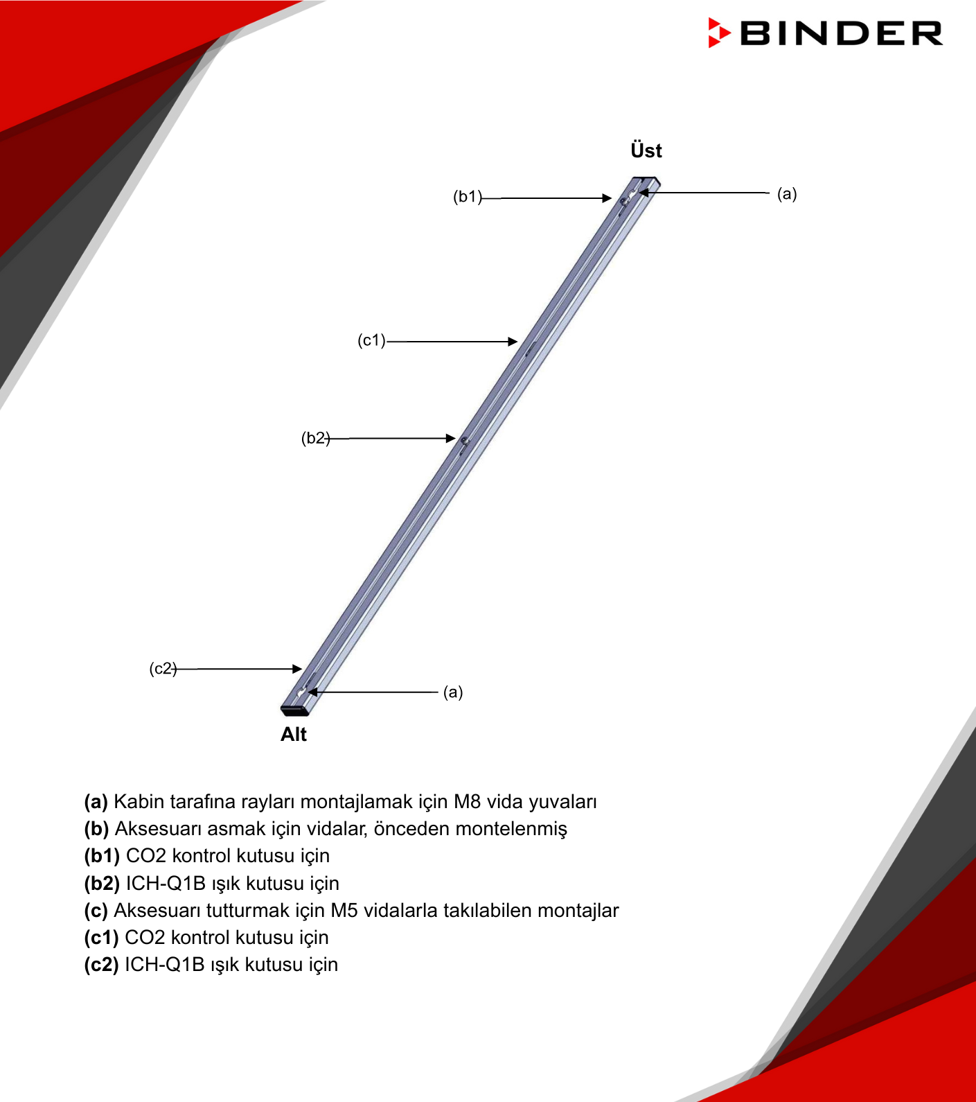 binder kb pro ışıklı serisi