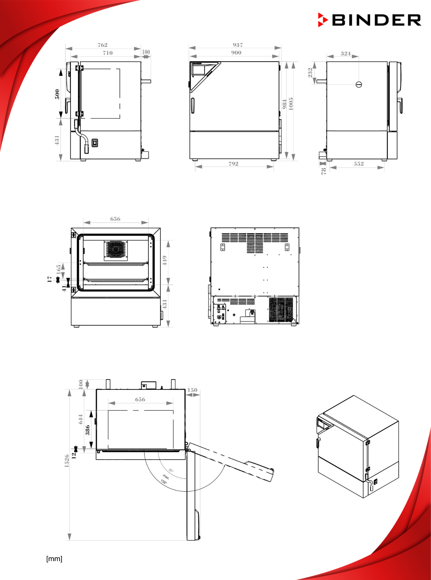 binder kb pro 130 boyutları