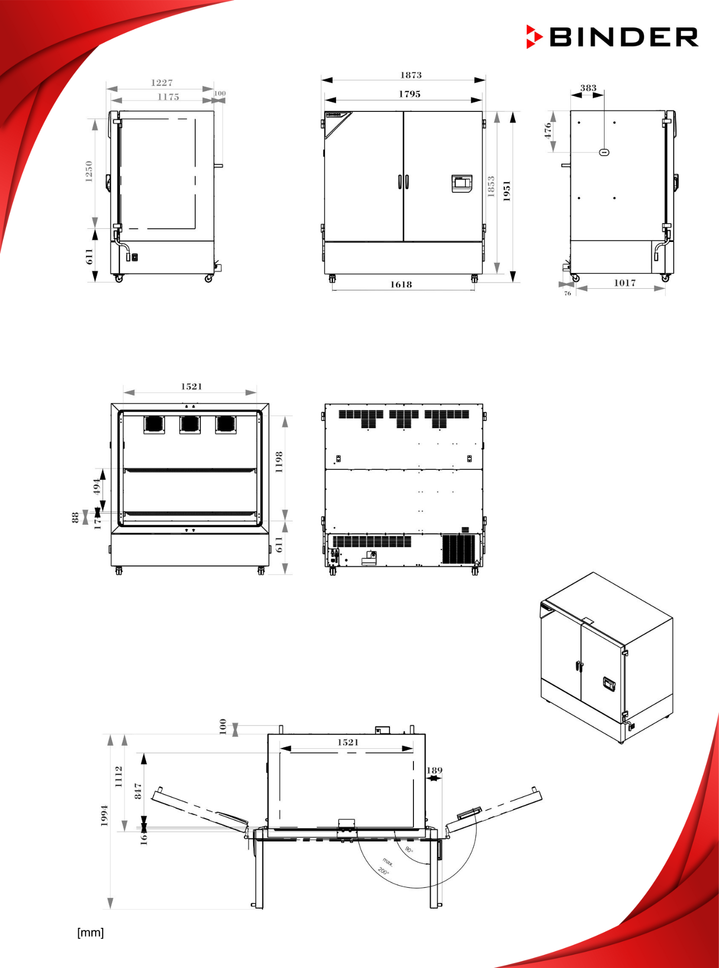 binder kb pro 1600 boyutları