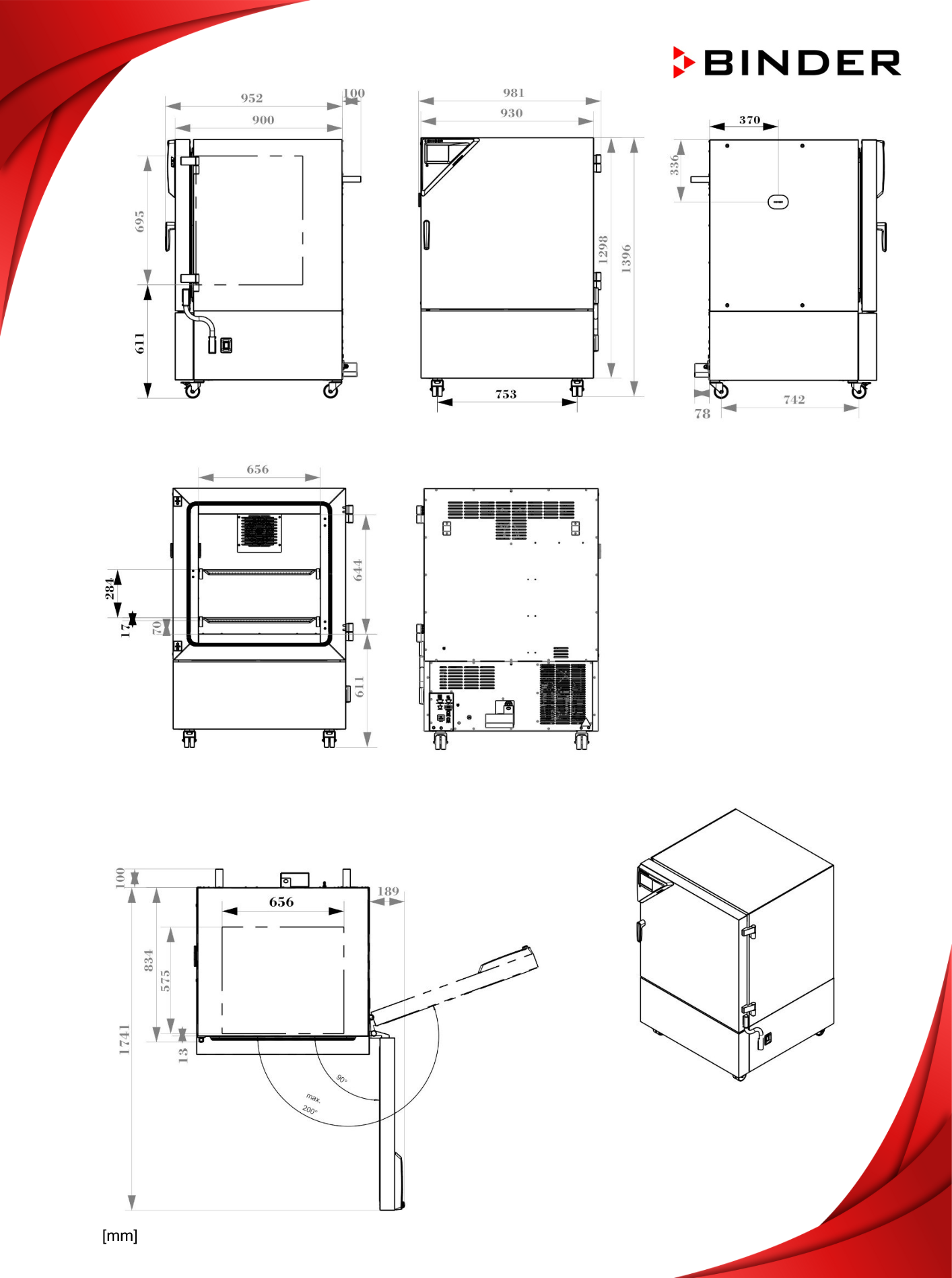 binder kb pro 260 boyutları