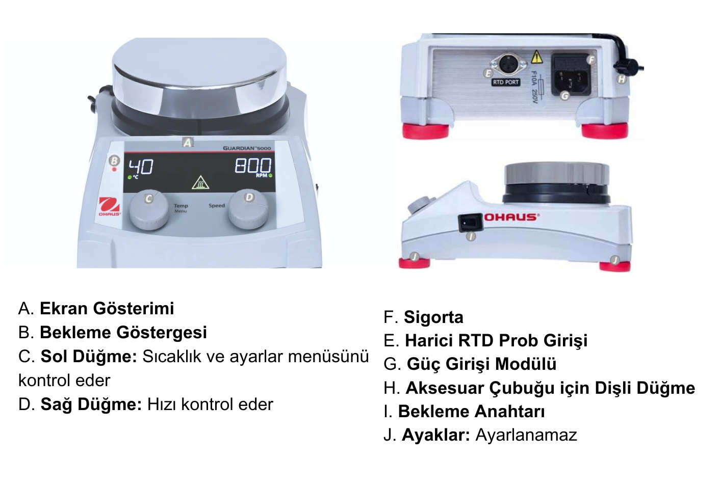 ohaus e-g51hsdrm fiyatları