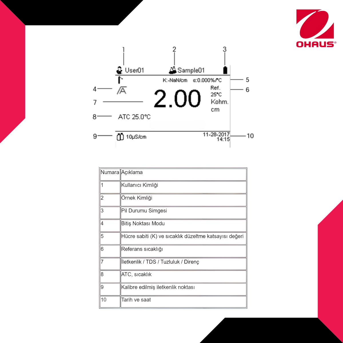 ohaus st400m-g serisi
