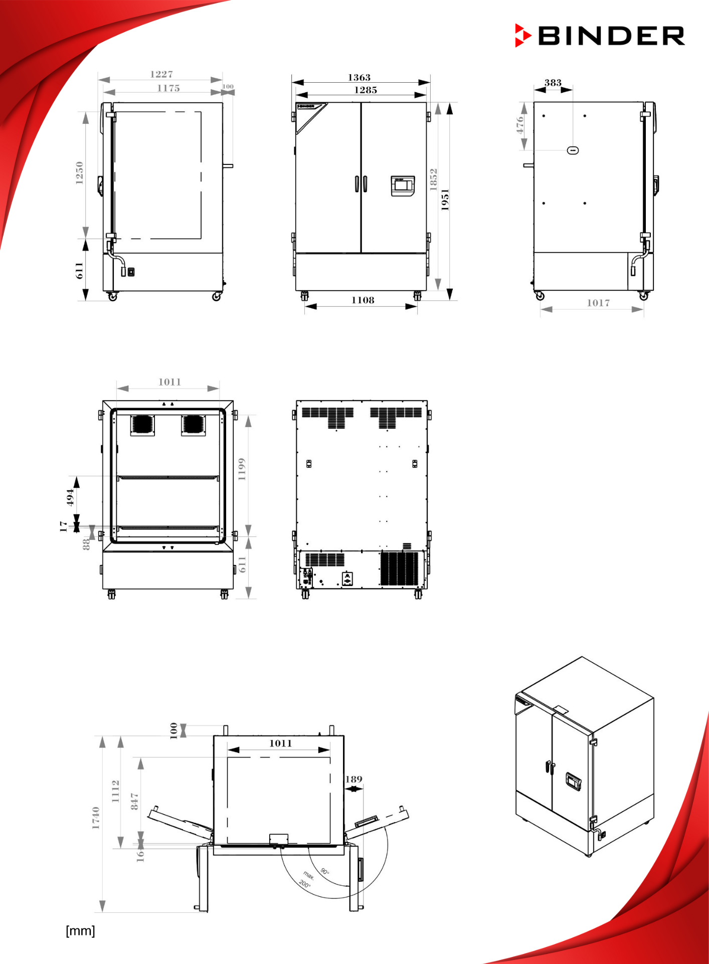 binder kbf 1060 boyutu
