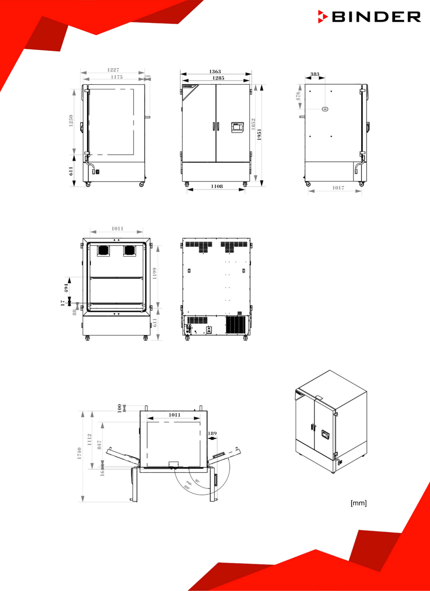 binder kbf pro 1060 boyutu