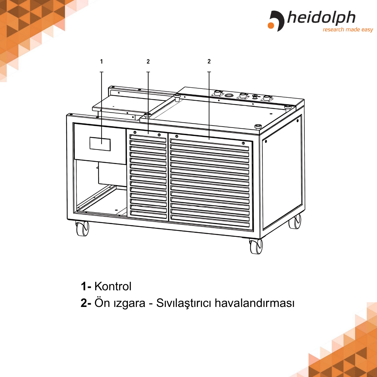 heidolph hei-chill 5000 base cart 400v serisi