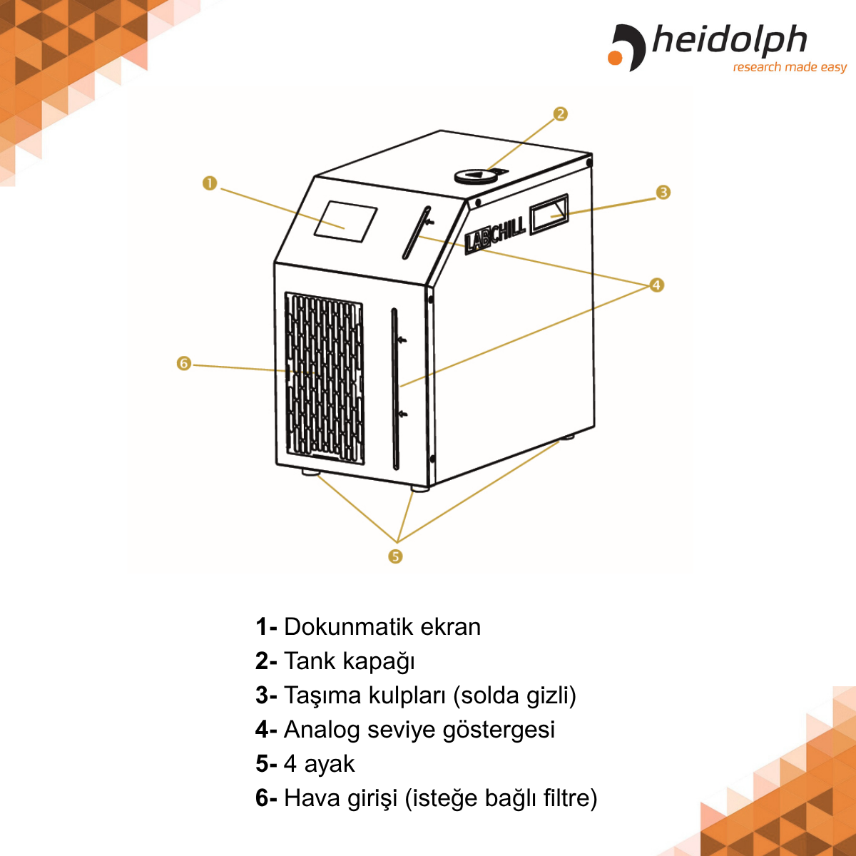 heidolph hei-chill peltier özellikleri