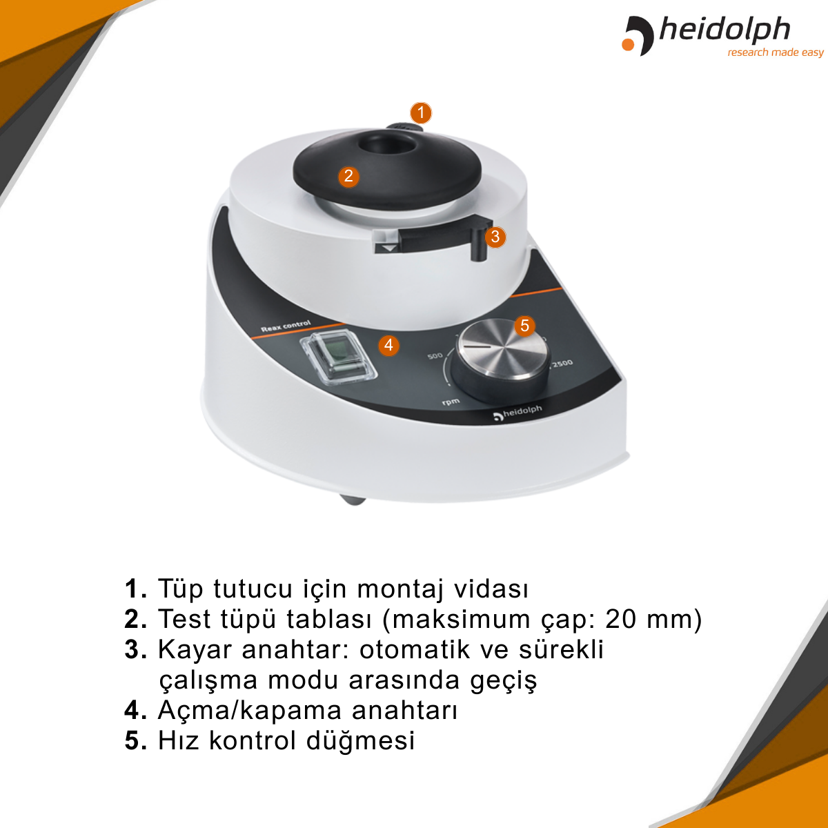 heidolph reax control vorteks