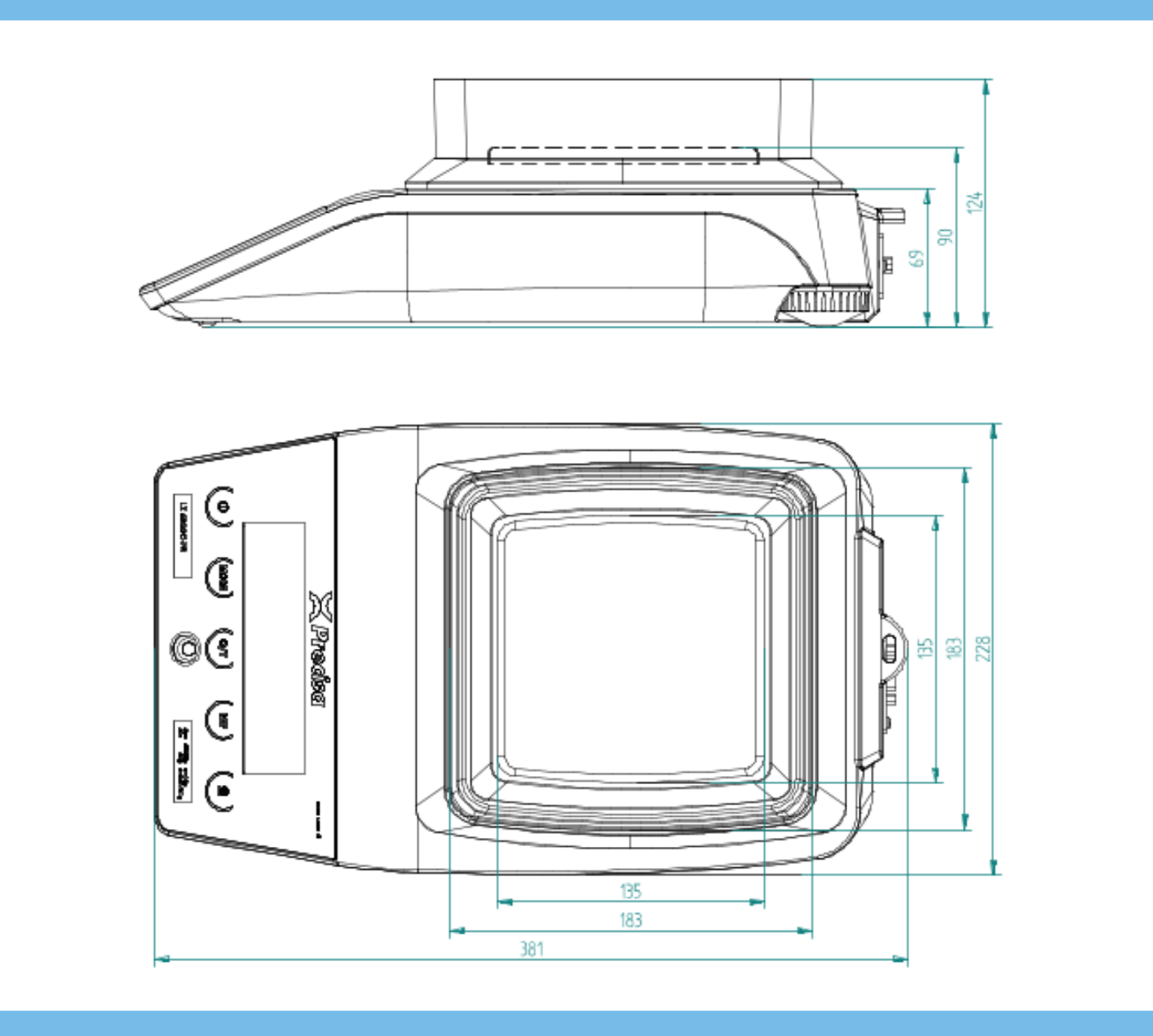 precisal s 1220m scs boyutlari