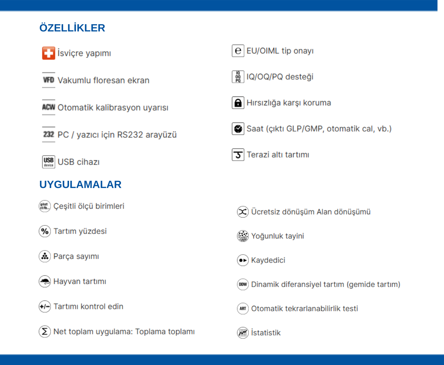 precisa ls ozellikler