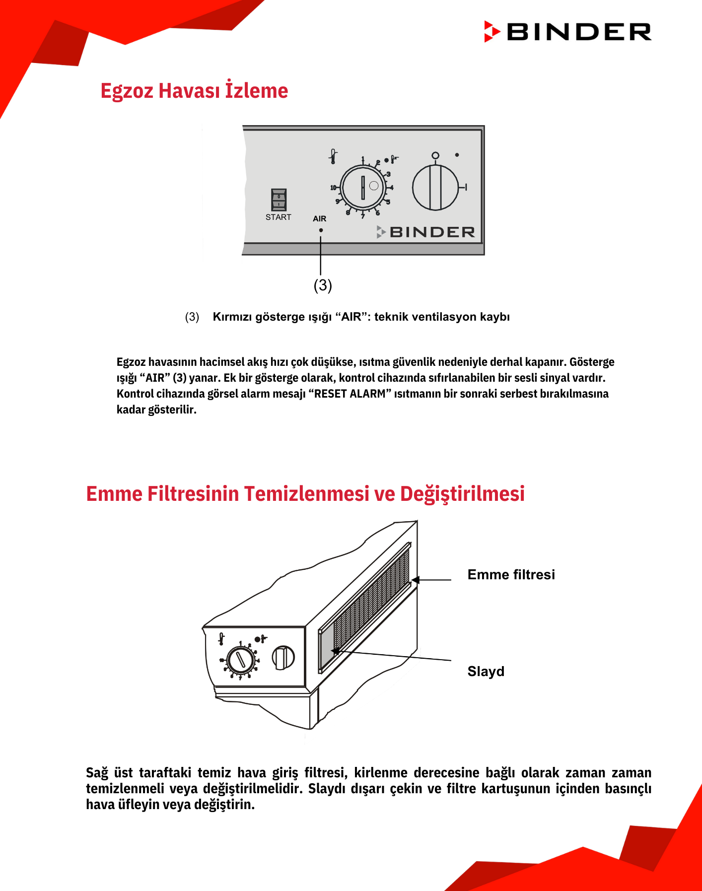 binder fdl özellikleri
