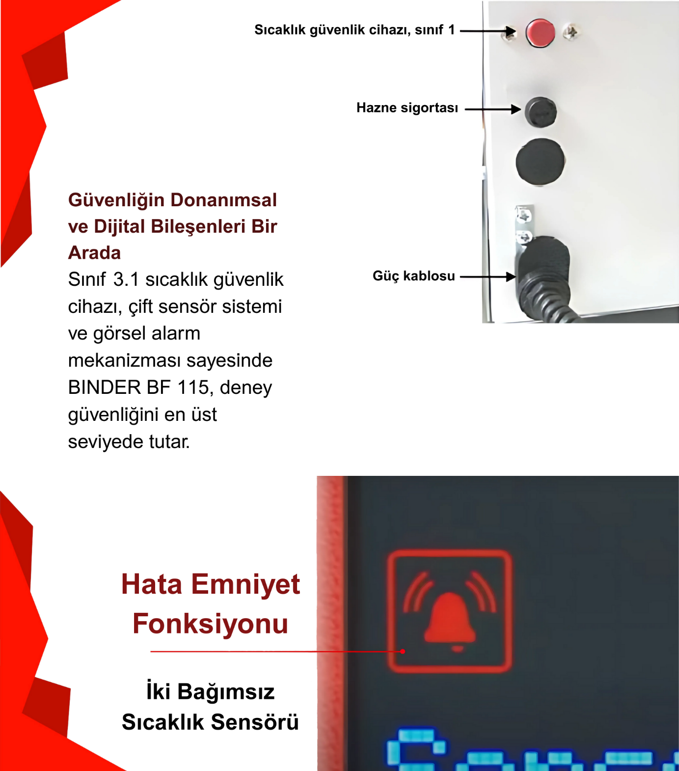 binder bf 115 özellikleri