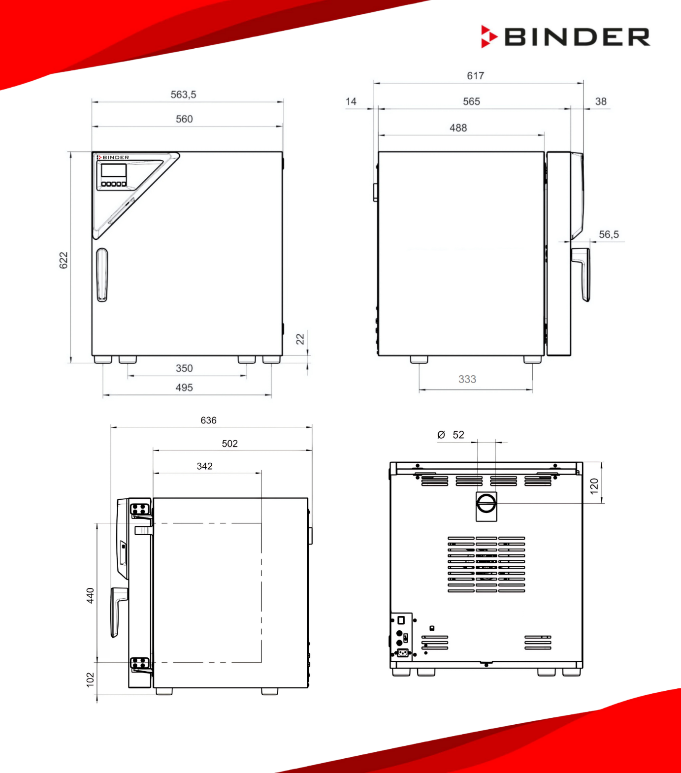 binder bf 56 boyutları