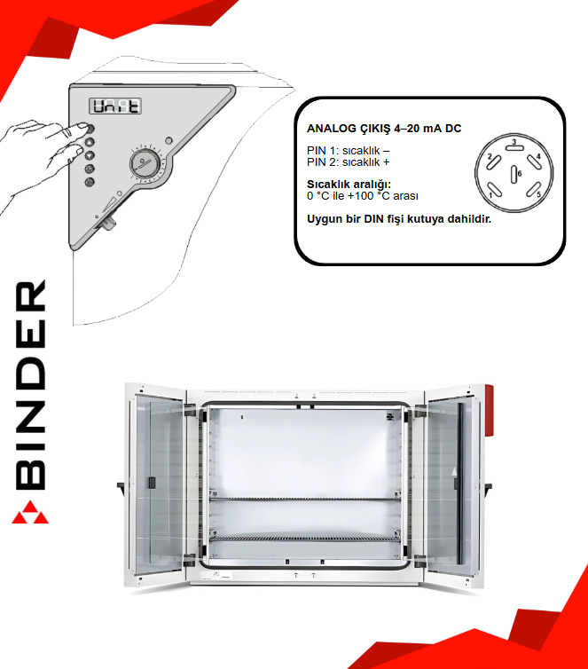 binder bd inkübatör