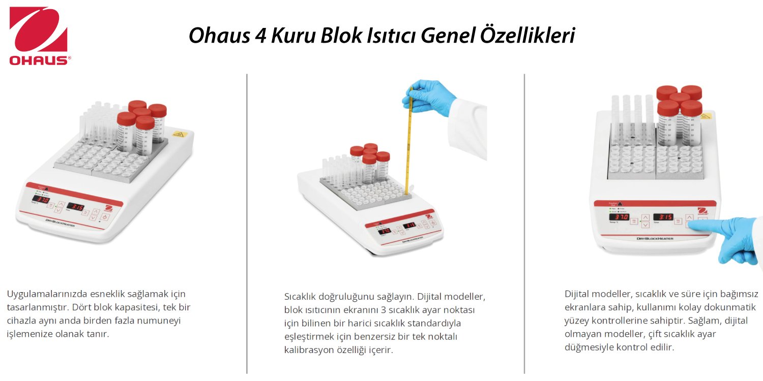 ohaus-4-kuru-blok-isitici-genel-ozellikleri