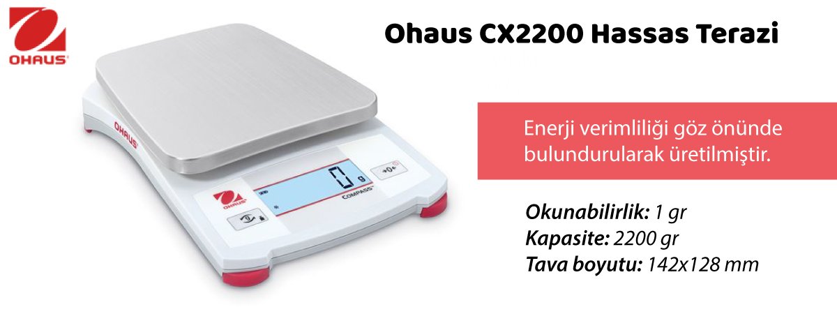 ohaus-cx2200-hassas-terazi-ozellikleri