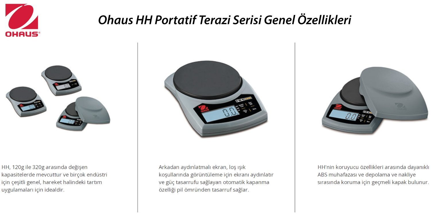 ohaus-hh-portatif-terazi-genel-ozellikleri