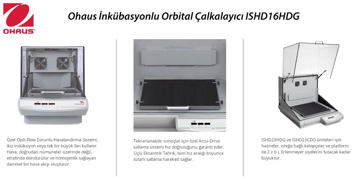 ohaus-inkubasyonlu-orbital-calkalayici-ishd16hdg-ozellikler