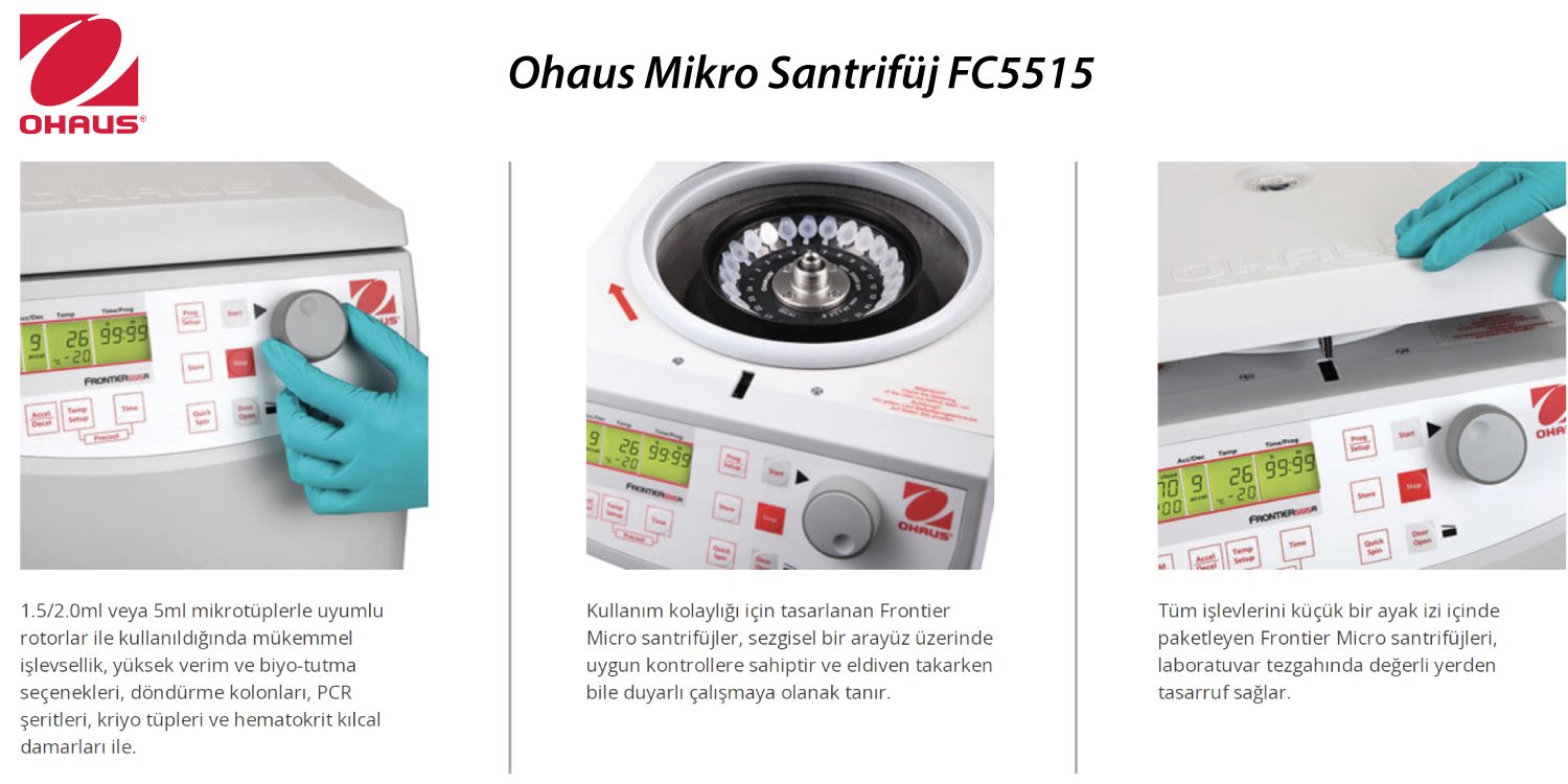 ohaus-mikro-santrifuj-fc5515-genel-ozellikler.