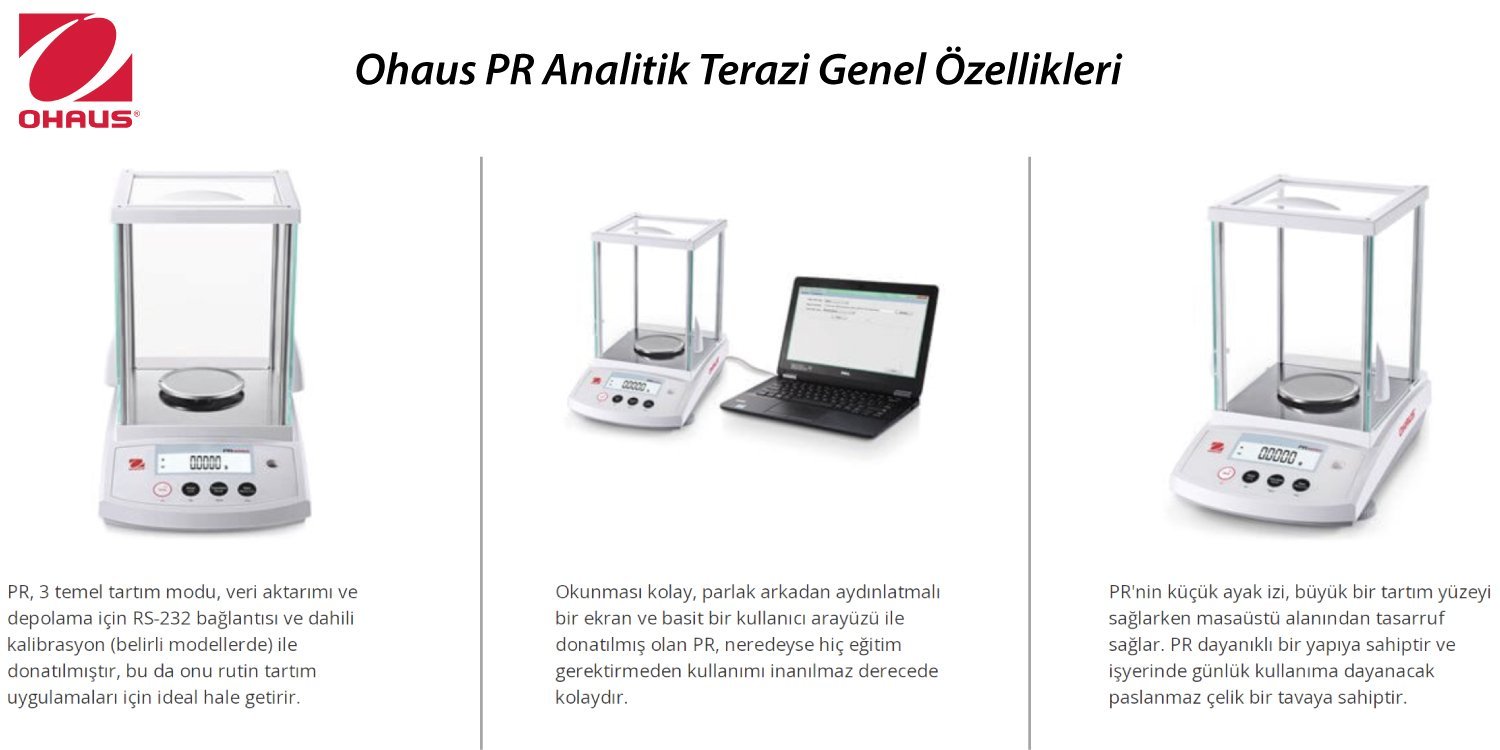 ohaus-pr-analitik-terazi-genel-ozellikleri