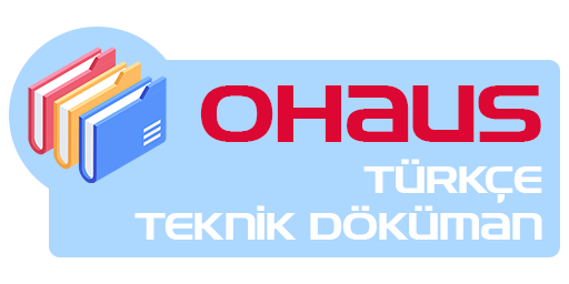 ohaus pr 224 türkçe teknik döküman data sheet