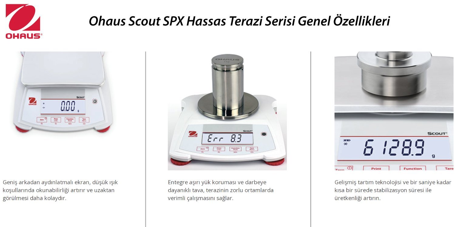 ohaus-spx-hassas-terazi-serisi-genel-ozellikler