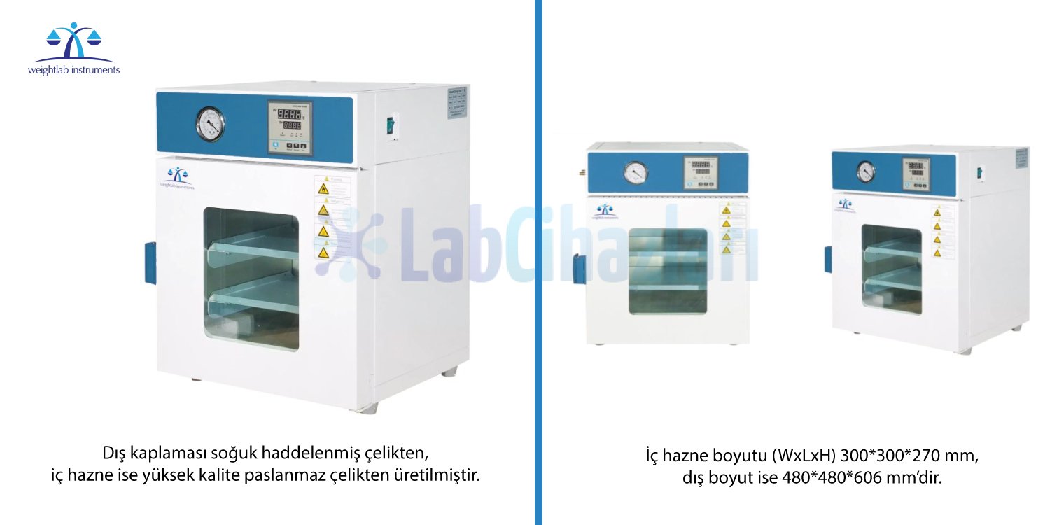 weightlab-instruments-wf-htv25-vakumlu-etuv-ozellikler